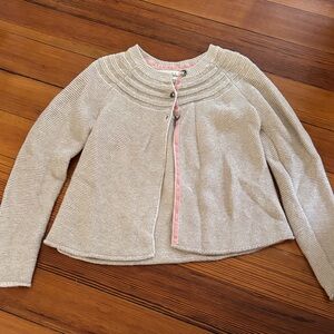 Girls Sparkle Tan/light gold Cardigan
